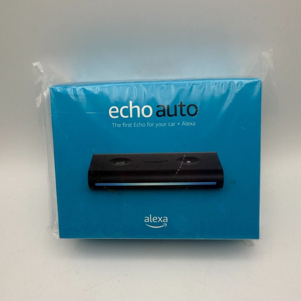 Amazon Echo Auto (1st gen) - Hands-free Alexa in your car with your‎ phone NEW